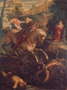 Jacopo Tintoretto St.George and the Dragon France oil painting artist